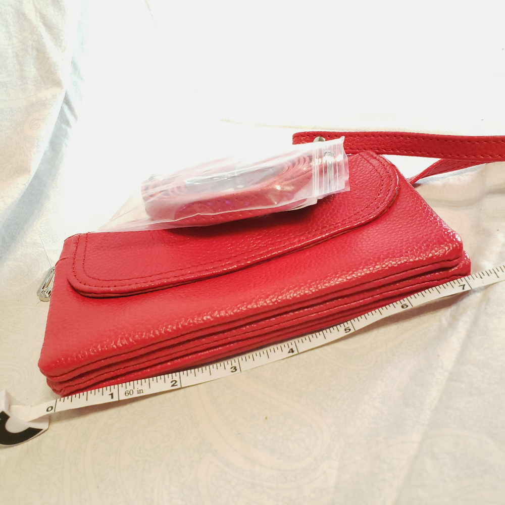 New Ameri Leather Leather Wallet Crossbody - image 7